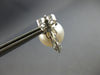 LARGE .10CT DIAMOND & AAA SOUTH SEA PEARL 18K WHITE GOLD SOLITAIRE STUD EARRINGS
