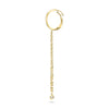 .34CT DIAMOND 14K YELLOW GOLD 3D ROUND CHANDELIER LEVERBACK FUN HANGING EARRINGS