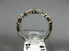 ESTATE .42CT ROUND DIAMOND 14K WHITE GOLD 3D WEDDING ANNIVERSARY RING BAND #2281