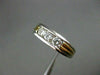 ESTATE .90CT DIAMOND 14KT W&Y GOLD CHANEL SET ANNIVERSARY /WEDDING RING #1317