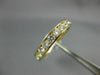 ESTATE 1.0CT DIAMOND 14KT YELLOW GOLD ROUND CHANNEL COMFORT FIT ANNIVERSARY RING