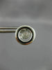 ESTATE .12CT DIAMOND 14KT WHITE GOLD 3D CLUSTER DANCING DIAMOND STUD EARRINGS