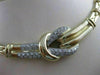 ESTATE 1.50CTW DIAMOND 14K WHITE YELLOW GOLD FANCY NECKLACE 19.75" FG VVS #21540