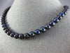 AAA TAHITIAN PEARL 14KT WHITE GOLD 3D CLASSIC 8mm FILIGREE LOCK NECKLACE #22240