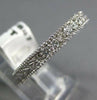 ESTATE .52CT DIAMOND 14KT WHITE GOLD 3D FILIGREE WEDDING ANNIVERSARY RING #18887