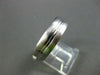 ESTATE WIDE 14KT WHITE GOLD SOLID MATTE & SHINY LOOK MENS WEDDING RING #1321