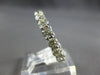 2.75CT DIAMOND 14KT WHITE GOLD 3D SHARED PRONG ETERNITY WEDDING ANNIVERSARY RING