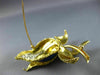 ANTIQUE LARGE .60CT DIAMOND AAA ENAMEL 18K TWO TONE GOLD FLOWER PIN BROOCH #1902