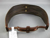 ESTATE LARGE .85CT DIAMOND 18KT GOLD & STAINLESS STEEL 3D FLOWER BANGLE BRACELET