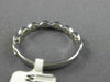 ESTATE .20CT DIAMOND 14KT WHITE GOLD 3D MARQUISE SHAPE FILIGREE ANNIVERSARY RING