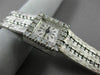 ANTIQUE .45CT OLD MINE DIAMOND 18KT WHITE GOLD FORTIS 17 JEWELS WATCH #18918