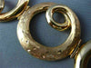ESTATE EXTRA LARGE 1.10CT DIAMOND 18KT WHITE & ROSE GOLD CIRCULAR SWIRL BRACELET