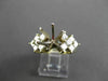 ESTATE LARGE 1.65CT DIAMOND 14KT TWO TONE GOLD SEMI MOUNT ENGAGEMENT RING #18016