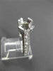 ESTATE .70CT DIAMOND 14K WHITE GOLD 3D FILIGREE SEMI MOUNT ENGAGEMENT RING 19360