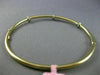 ESTATE .30CT DIAMOND 14K WHITE & YELLOW GOLD PAST PRESENT FUTURE BANGLE BRACELET