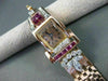 ANTIQUE 2.75CT DIAMOND & AAA RUBY 14KT WHITE & ROSE GOLD HAMILTON WATCH #22361
