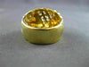 ESTATE LARGE 1.23CT ROUND DIAMOND 18KT YELLOW GOLD PYRAMID COCKTAIL RING #6349