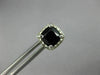 ESTATE 1.87CT DIAMOND & AAA BLACK ONYX 14K WHITE GOLD SQUARE HALO STUD EARRINNGS