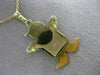ESTATE 14KT YELLOW GOLD HANDCRAFTED BABY BOY ENGRAVABLE FLOATING PENDANT #25192