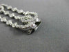 ESTATE WIDE 8.31CT DIAMOND & PINK SAPPHIRE 18K WHITE GOLD 3D MULTI ROW BRACELET