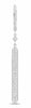 ESTATE .45CT DIAMOND 14KT WHITE GOLD 3D GEOMETRIC CHANDELIER HANGING EARRINGS