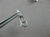 ESTATE .36CTW DIAMOND FLOWER CLUSTER 18KT WHITE GOLD HUGGIE POST EARRINGS #21306