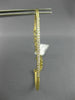 ESTATE .38CT DIAMOND 18K YELLOW GOLD CLASSIC BAR FLEXIBLE LOVE BANGLE BRACELET