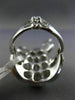 LARGE 5.8CT WHITE & FANCY COLOR DIAMOND & PINK SAPPHIRE 18K WHITE GOLD FROG RING