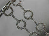 ESTATE LARGE 1.13CT DIAMOND 14K WHITE GOLD 3D MULTI SHAPE HANGING EARRINGS VS
