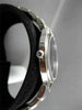 MOVADO PORTICO STAINLESS STEEL BLACK FACE SWISS MOVEMENT MENS WATCH #23418