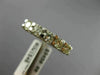 ESTATE 1.93CT DIAMOND 18K WHITE GOLD 3D FIVE STONE DOUBLE SIDED ANNIVERSARY RING