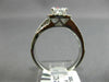 ESTATE 1.34CT DIAMOND & AAA PARAIBA 14K WHITE GOLD INFINITY HALO ENGAGEMENT RING