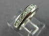 ESTATE .40CT DIAMOND PLATINUM 3D CLASSIC CHANNEL WEDDING ANNIVERSARY RING #18808