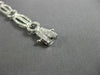 ESTATE WIDE .96CT DIAMOND 14KT WHITE GOLD CLASSIC CIRCLE OF LIFE TENNIS BRACELET