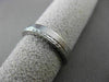 ANTIQUE 18KT WHITE GOLD 3D FILIGREE ETERNITY WEDDING ANNIVERSARY RING #23367