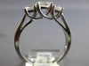 1.0CT DIAMOND 14KT WHITE GOLD CLASSIC ROUND 3 STONE LUCIDA LOVE ENGAGEMENT RING