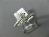 ESTATE .50CT ROUND DIAMOND 14KT WHITE GOLD 2 STONE CLASSIC CRISS CROSS LOVE RING