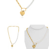 .40CT DIAMOND & AAA SOUTH SEA PEARL 14KT YELLOW GOLD HEART SHAPE ETOILE NECKLACE