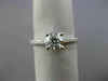 ESTATE .92CT DIAMOND 14KT WHITE GOLD 3D LUCIDA ROUND SOLITAIRE ENGAGEMENT RING