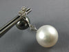 EXTRA LARGE SOUTH SEA & TAHITIAN PEARL 18KT WHITE GOLD CLASSIC HANGING EARRINGS