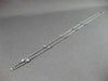 ESTATE .52CT DIAMOND 14KT WHITE GOLD 10 DIAMOND BY THE YARD NECKLACE  #1393