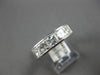LARGE 2.0CT DIAMOND 14KT WHITE GOLD 3D PRINCESS 5 STONE CHANNEL ANNIVERSARY RING