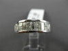 ESTATE 1.40CT DIAMOND 14KT WHITE GOLD 3D CHANNEL WEDDING ANNIVERSARY RING 6mm
