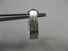 ESTATE WIDE .35CT DIAMOND 14KT WHITE GOLD PRINCESS CUT UMBRELLA CLIP ON EARRINGS