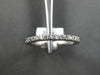 ANTIQUE .40CT DIAMOND 14KT WHITE GOLD 3D ROUND ETERNITY WEDDING ANNIVERSARY RING