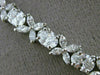 ESTATE CERTIFIED 22.75CT DIAMOND PLATINUM HANDCRAFTED CHOKER TENNIS NECKLACE D/E
