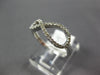 ESTATE .23CT DIAMOND 14KT WHITE GOLD 3D INFINITY FUN LOVE RING