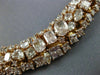 ESTATE EXTRA LARGE GIA 46.27CT PINK DIAMOND 18KT ROSE GOLD 3D ETERNITY NECKLACE