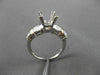 ESTATE .35CT DIAMOND 14K TWO TONE GOLD 6 PRONG SEMI MOUNT ENGAGEMENT RING #23412