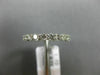 ESTATE 1.10CT DIAMOND 14KT WHITE GOLD CLASSIC ETERNITY WEDDING ANNIVERSARY RING